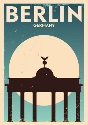 Sticker  Berlin affiche