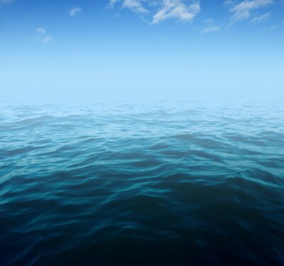 Sticker  Bleu, mer, eau