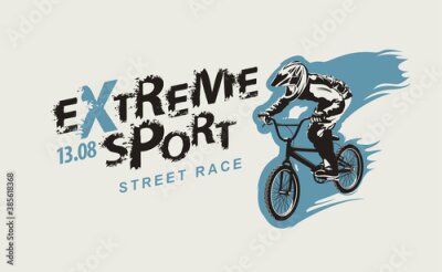Sticker  BMX extrême