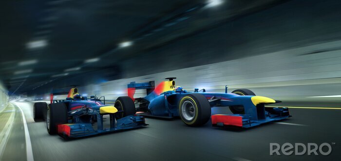 Sticker  Bolides dans un tunnel