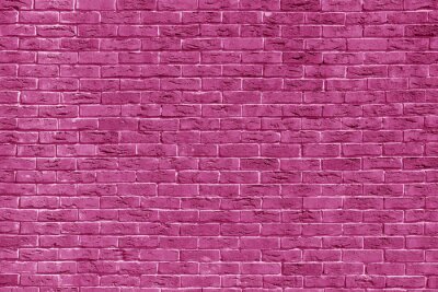 Papier peint  Briques fuchsia
