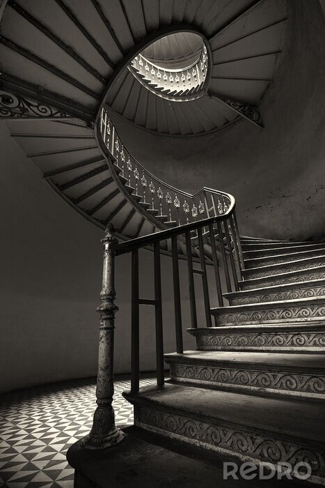 Sticker  Cage escalier sombre