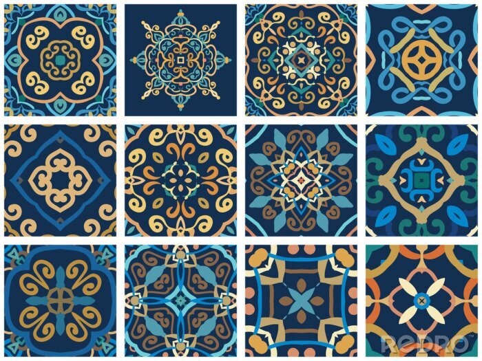 Sticker  Carreaux décoratifs arabes