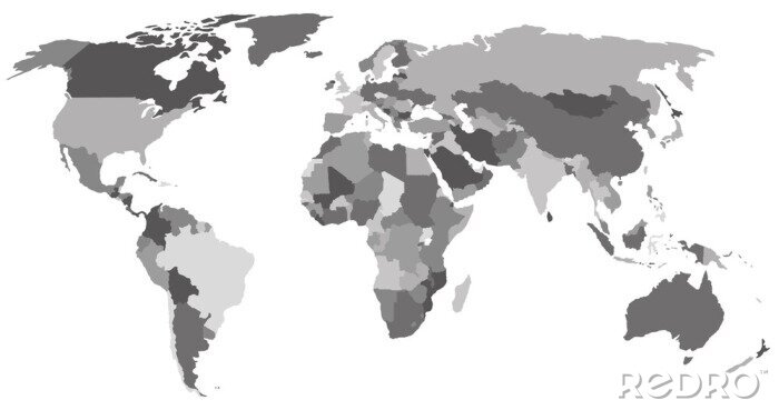 Sticker  Carte du monde