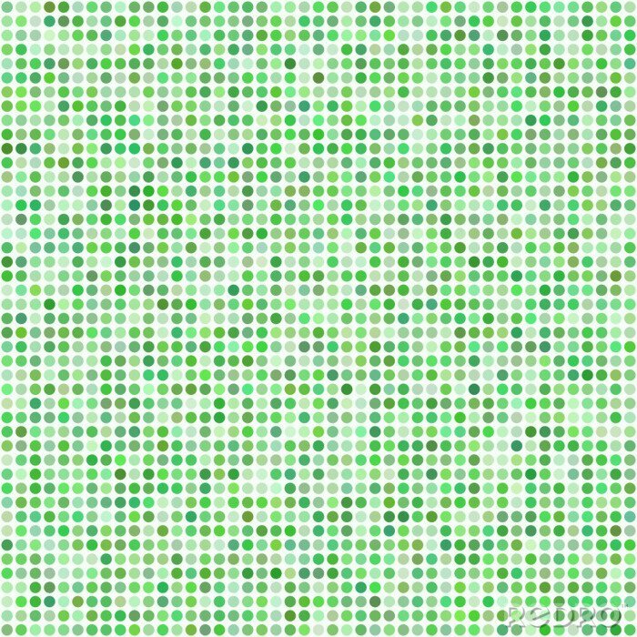 Sticker  Cercle vert mosaïque de fond