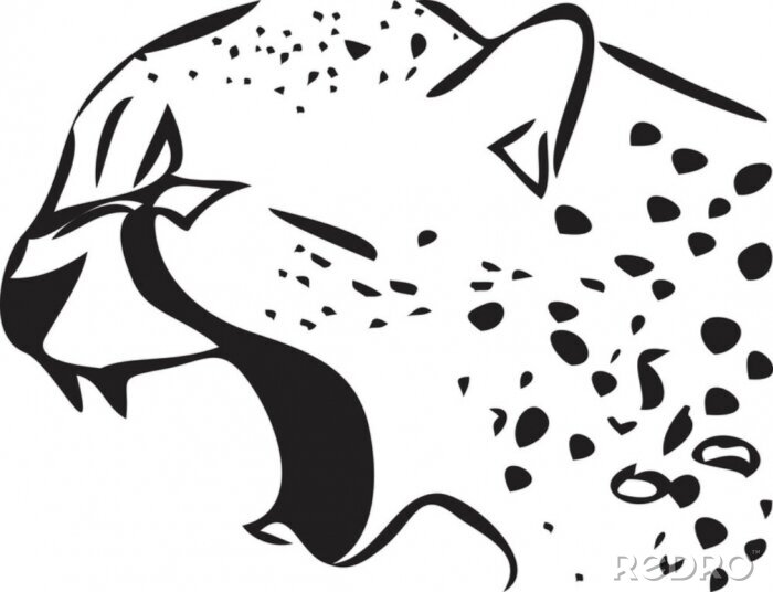 Sticker  Cheetah