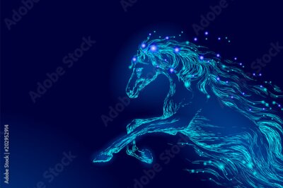 Sticker  Cheval magique