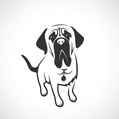 Sticker  Chien de Mastiff