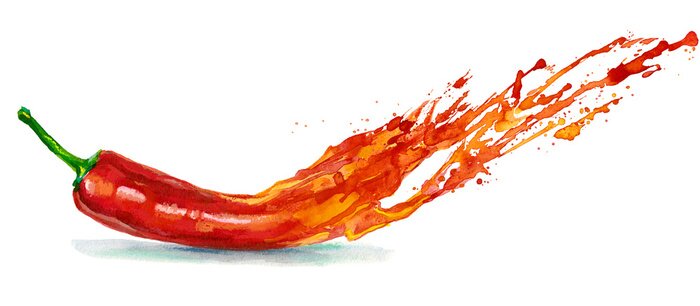 Sticker  Chili poivre