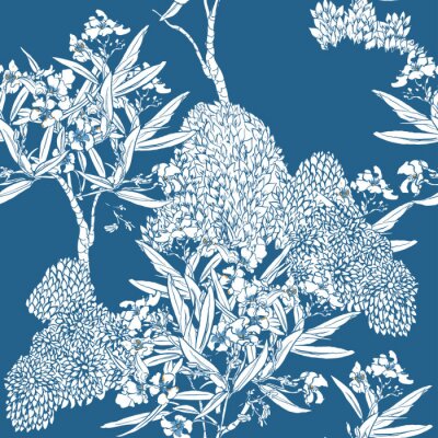 Chinoiserie thème végétal