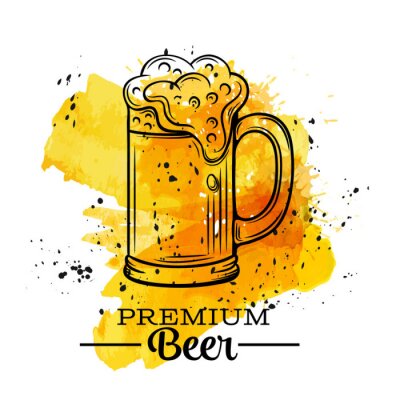 Sticker  Chopes à bière