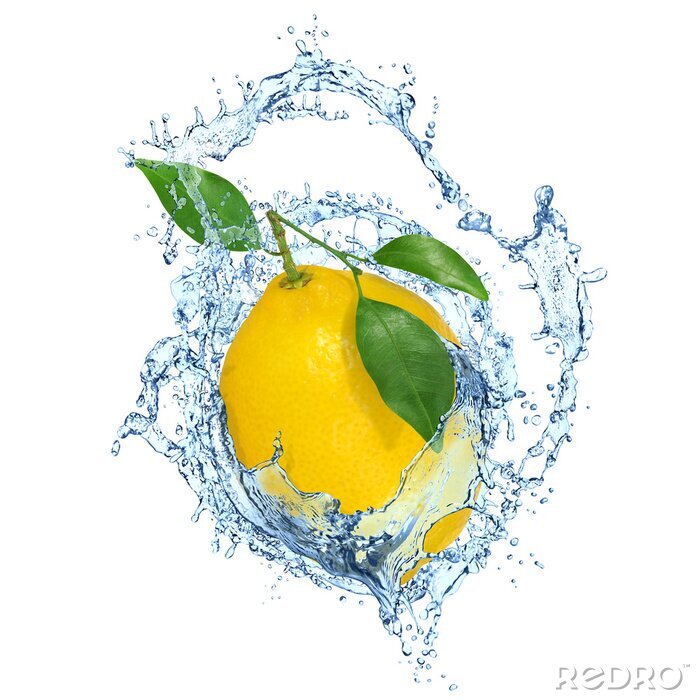 Sticker  Citron dans l'eau