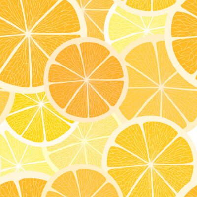 Sticker  Citrus fond transparent