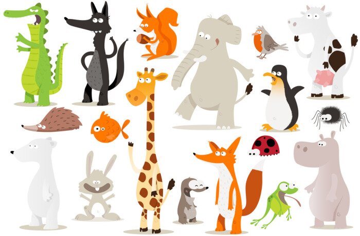 Sticker  collection d'animaux pour Enfants