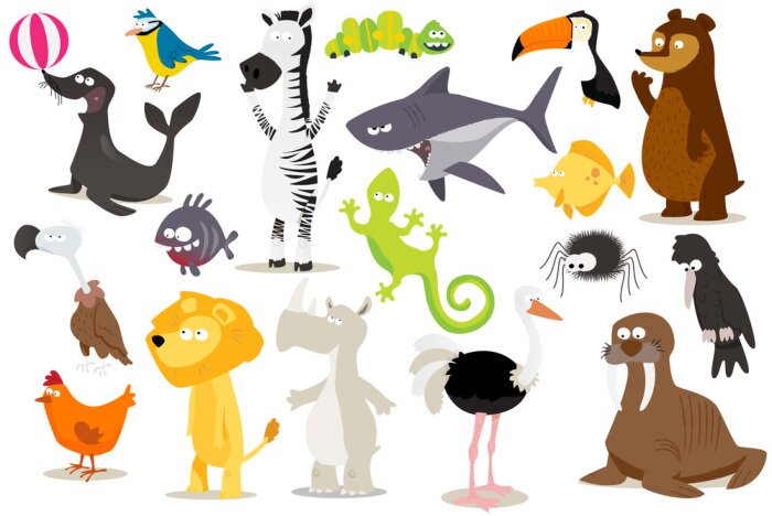 Sticker  collection d'animaux pour Enfants