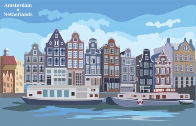 Sticker  Colorful vector Holland 7