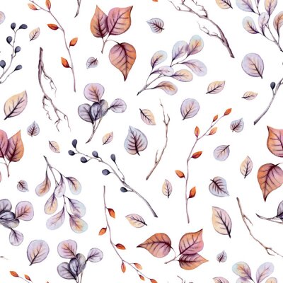 Sticker  Composition avec des branches d'automne