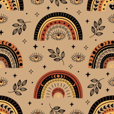 Sticker  Composition ésotérique arc-en-ciel