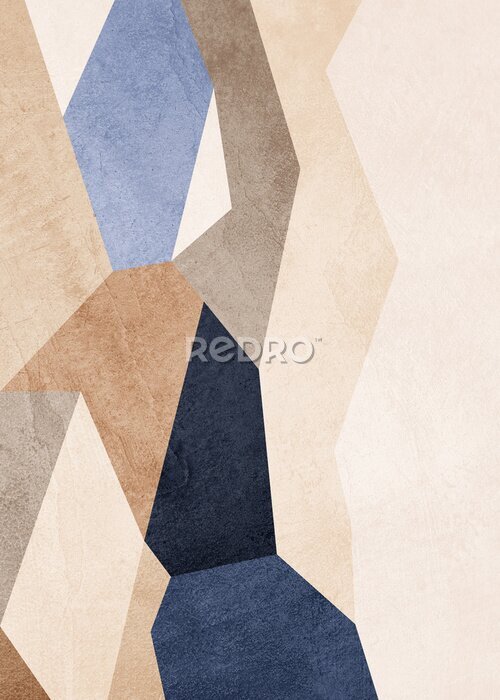 Sticker  Composition géométrique des marbres