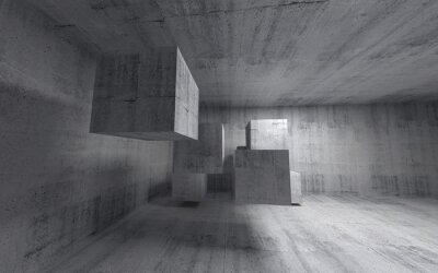 Composition minimaliste effet de profondeur