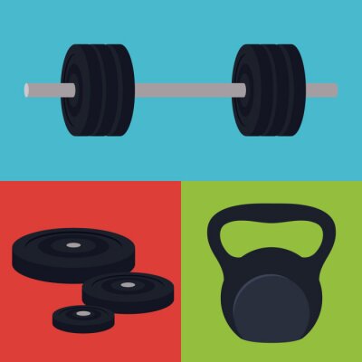 Sticker  conception de remise en forme.