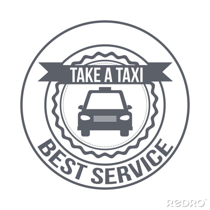 Sticker  Conception de service de taxi