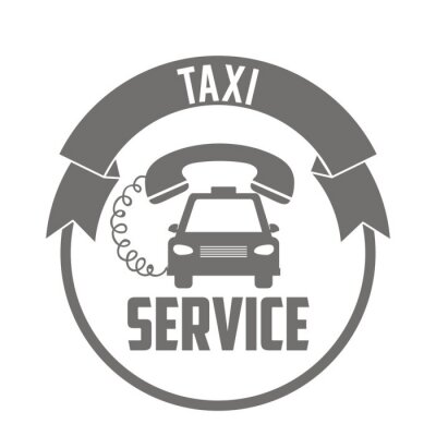 Sticker  Conception de service de taxi