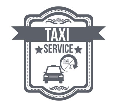 Sticker  Conception de service de taxi