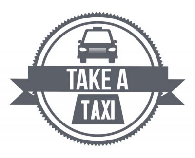 Sticker  Conception de service de taxi