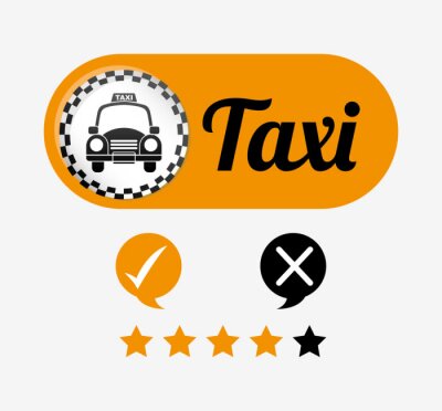 Sticker  Conception de service de taxi