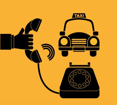 Sticker  Conception de service de taxi