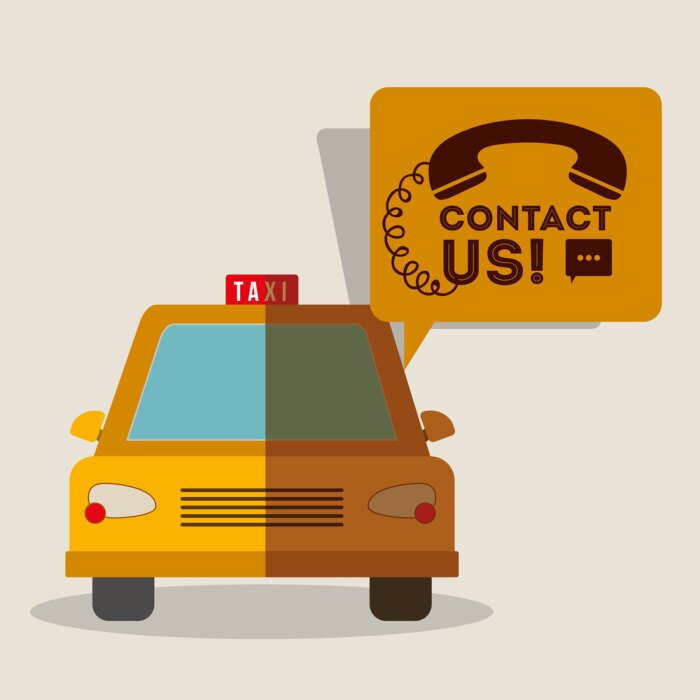 Sticker  Conception de service de taxi