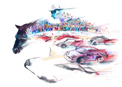 Sticker  Conduite et voitures rapides