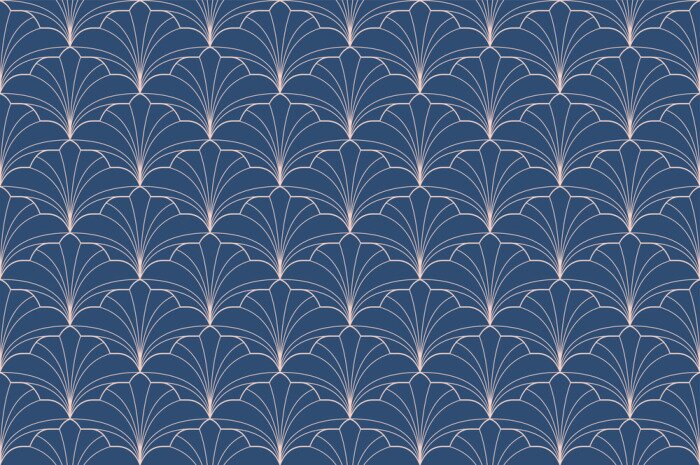 Sticker  Coquillages art déco