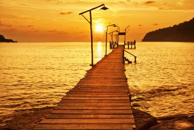 Coucher de soleil insouciant