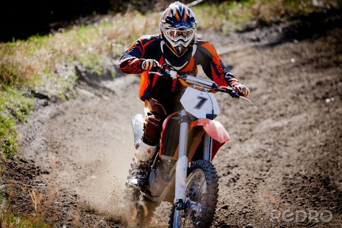 Sticker  coureur moto