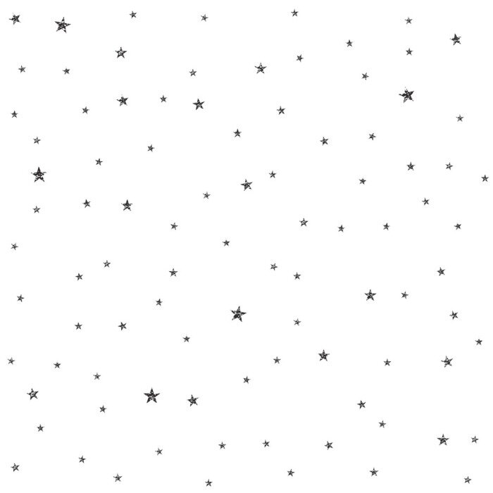 Sticker  Cracked étoiles noires motif sans couture. Textile ou papier d'emballage.