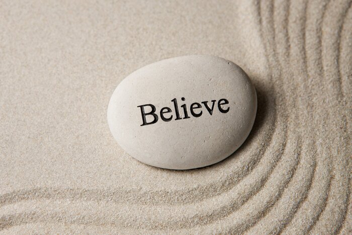 Sticker  Croyez-pierre