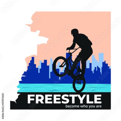 Sticker  Cyclisme libre