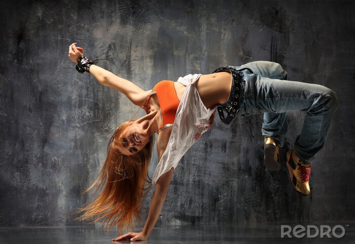 Sticker  Danse et musique à l'extérieur plein d'expression