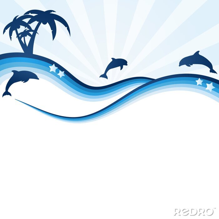 Sticker  dauphins