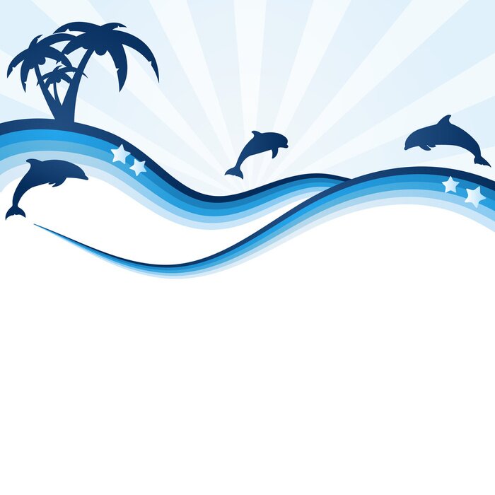 Sticker  dauphins