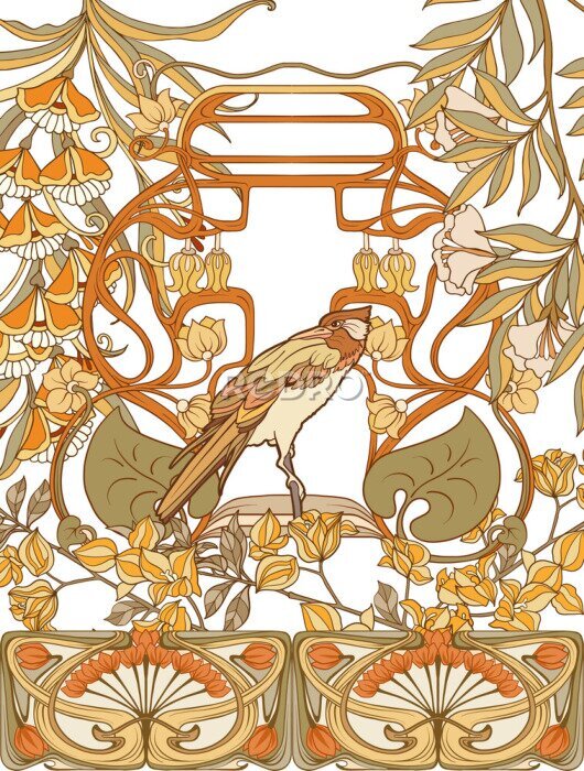 Sticker  Décoration vintage art déco