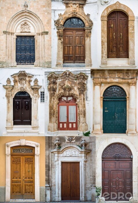 Sticker  Des portes de différents styles