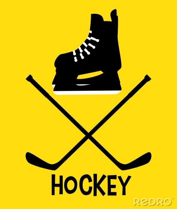 Sticker  Design Hockey Sport