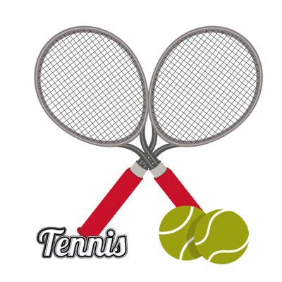 Sticker  Design Tennis
