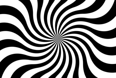 Dessiner une illusion d'optique en noir et blanc