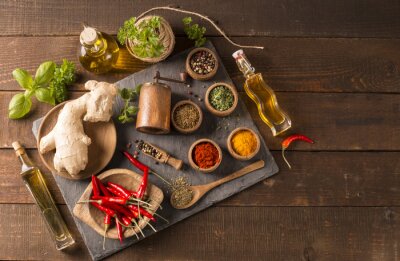 Sticker  Diverses épices