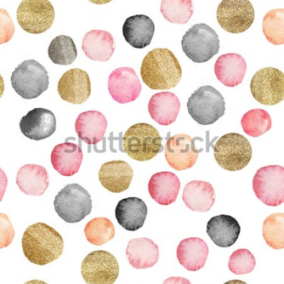 Sticker  dots of watercolor