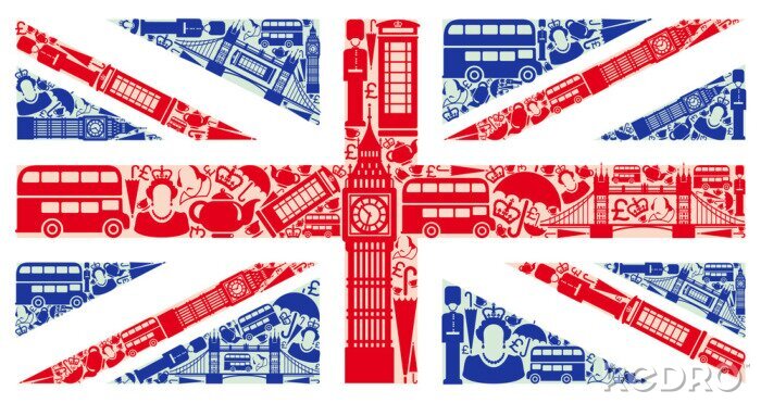 Sticker  Drapeau britannique pour jeunes